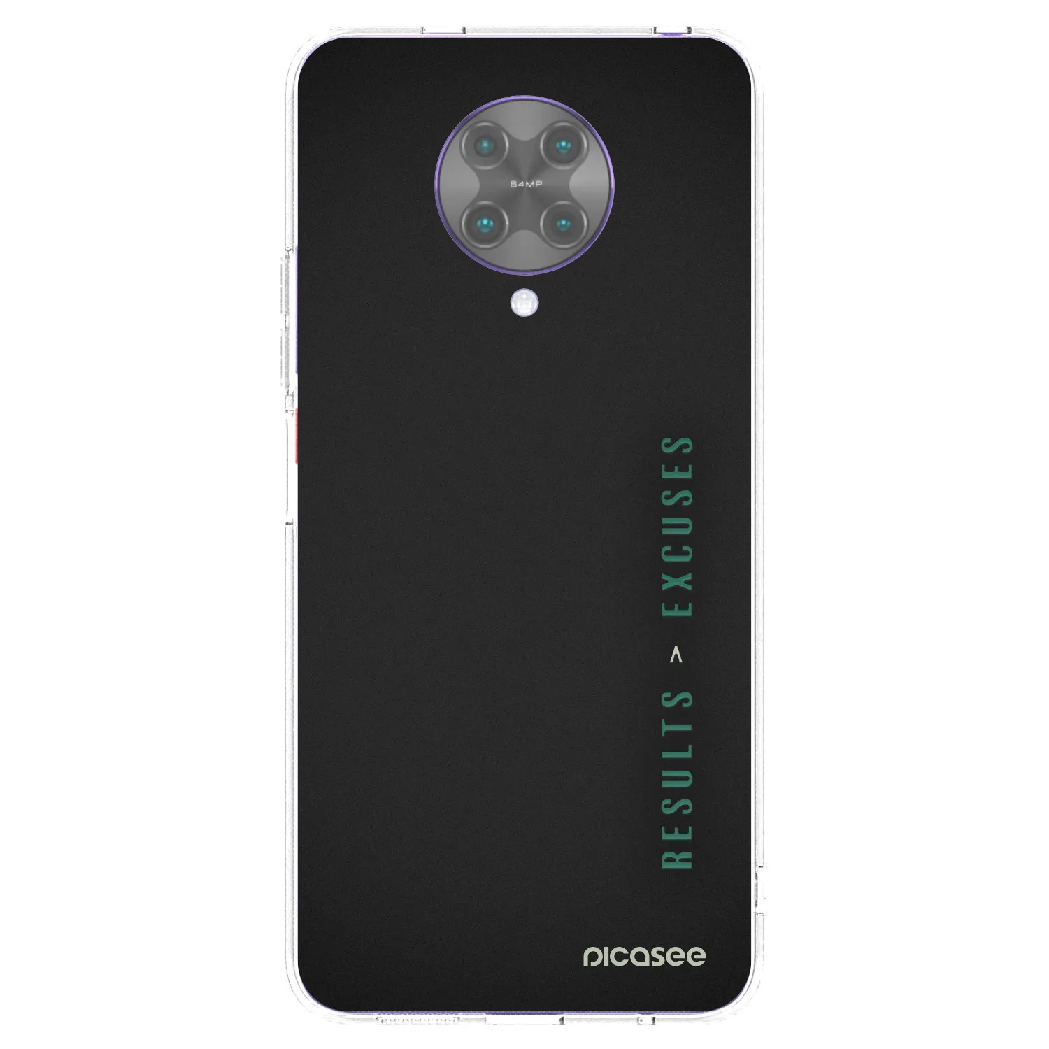 Picasee silikonska prozirna maskica za Xiaomi Poco F2 Pro - Results x Excuses