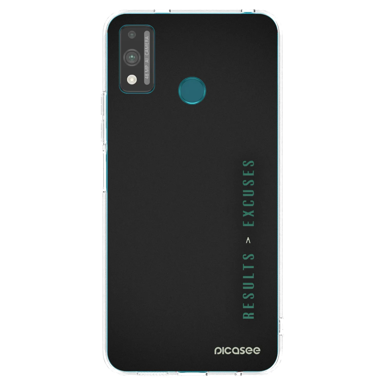 Picasee silikonska prozirna maskica za Honor 9X Lite - Results x Excuses