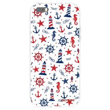 Picasee silikonska prozirna maskica za Apple iPhone 5/5S/SE - Sailor Vibes