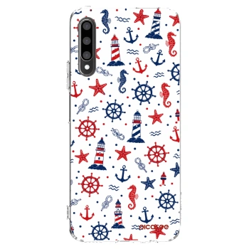 Picasee silikonska prozirna maskica za Honor 9X Pro - Sailor Vibes