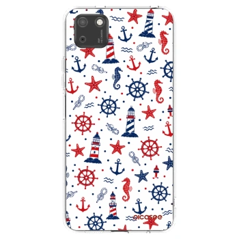 Picasee silikonska prozirna maskica za Huawei Y5P - Sailor Vibes