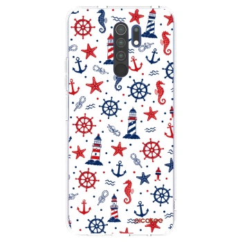 Picasee silikonska prozirna maskica za Xiaomi Redmi 9 - Sailor Vibes