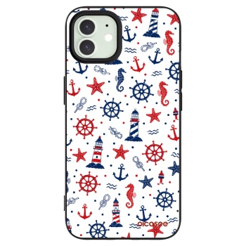 Picasee crna silikonska maskica za Apple iPhone 12 - Sailor Vibes