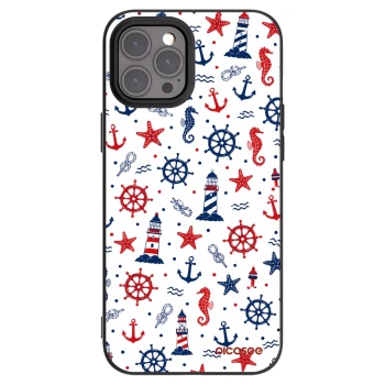 Picasee crna silikonska maskica za Apple iPhone 12 Pro Max - Sailor Vibes