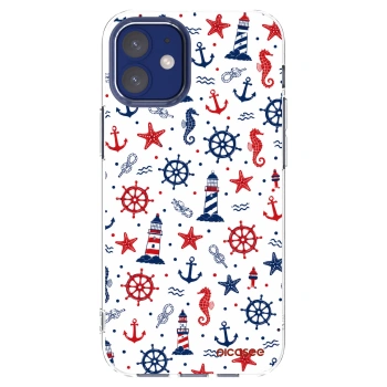 Picasee silikonska prozirna maskica za Apple iPhone 12 mini - Sailor Vibes