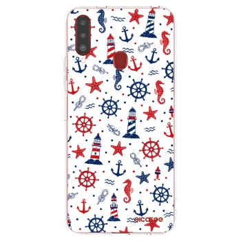 Picasee silikonska prozirna maskica za Samsung Galaxy A20s - Sailor Vibes