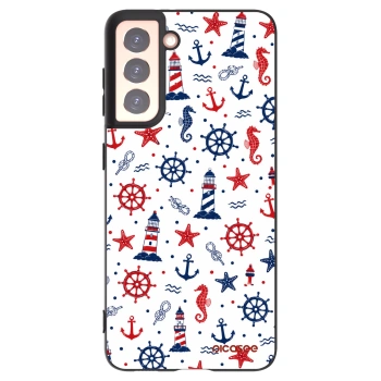 Picasee crna silikonska maskica za Samsung Galaxy S21 5G G991B - Sailor Vibes