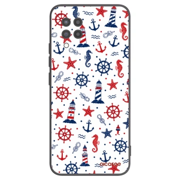 Picasee crna silikonska maskica za Samsung Galaxy A42 A426B - Sailor Vibes