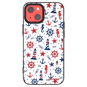 Picasee crna silikonska maskica za Apple iPhone 13 mini - Sailor Vibes