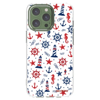 Picasee silikonska prozirna maskica za Apple iPhone 13 Pro - Sailor Vibes