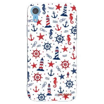 Picasee silikonska prozirna maskica za Apple iPhone XR - Sailor Vibes