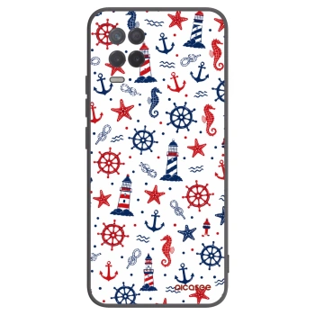 Picasee crna silikonska maskica za Realme 8 5G - Sailor Vibes