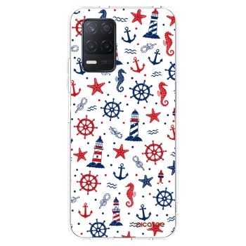 Picasee silikonska prozirna maskica za Realme 8 5G - Sailor Vibes