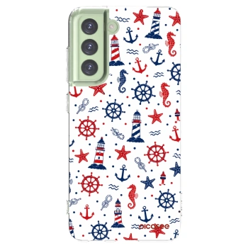 Picasee silikonska prozirna maskica za Samsung Galaxy S21 FE 5G - Sailor Vibes