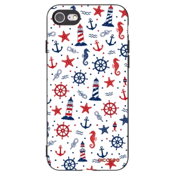 Picasee crna silikonska maskica za Apple iPhone SE 2022 - Sailor Vibes