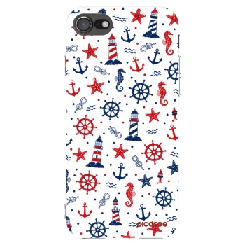 Picasee silikonska prozirna maskica za Apple iPhone SE 2022 - Sailor Vibes