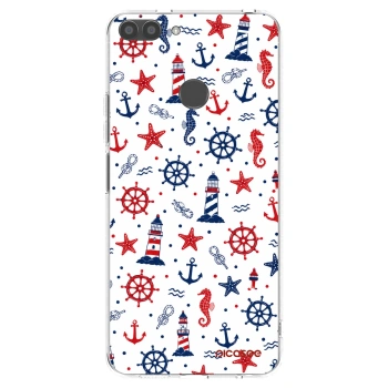 Picasee silikonska prozirna maskica za Huawei P Smart - Sailor Vibes