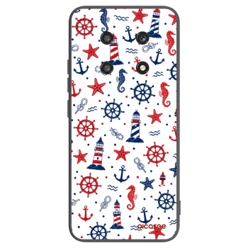 Picasee crna silikonska maskica za Honor Magic4 Lite 5G - Sailor Vibes