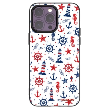 Picasee crna silikonska maskica za Apple iPhone 14 Pro Max - Sailor Vibes