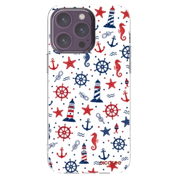 Picasee silikonska prozirna maskica za Apple iPhone 14 Pro Max - Sailor Vibes