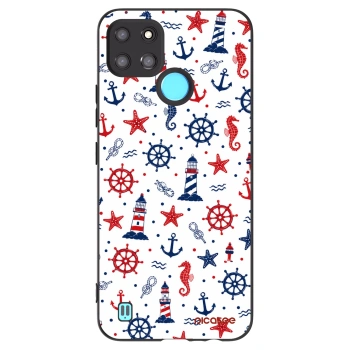 Picasee crna silikonska maskica za Realme C21Y - Sailor Vibes