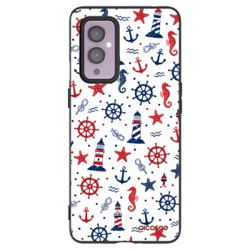 Picasee crna silikonska maskica za OnePlus 9 - Sailor Vibes