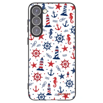Picasee crna silikonska maskica za Samsung Galaxy S23+ 5G - Sailor Vibes