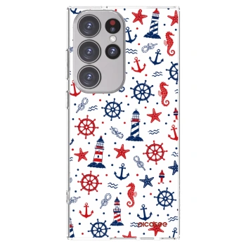 Picasee silikonska prozirna maskica za Samsung Galaxy S23 Ultra 5G - Sailor Vibes
