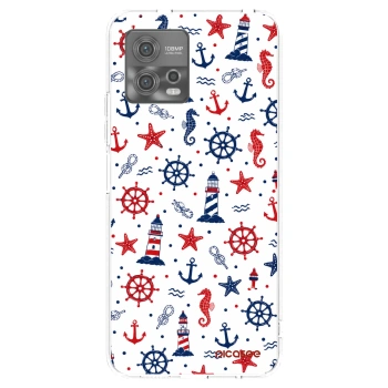 Picasee silikonska prozirna maskica za Motorola Moto G72 - Sailor Vibes