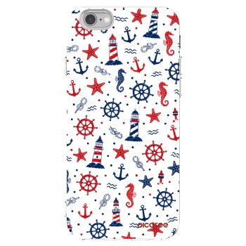 Picasee silikonska prozirna maskica za Apple iPhone 6/6S - Sailor Vibes
