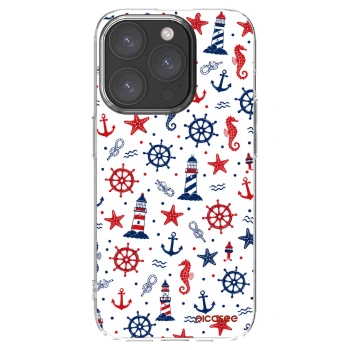Picasee silikonska prozirna maskica za Apple iPhone 15 Pro - Sailor Vibes