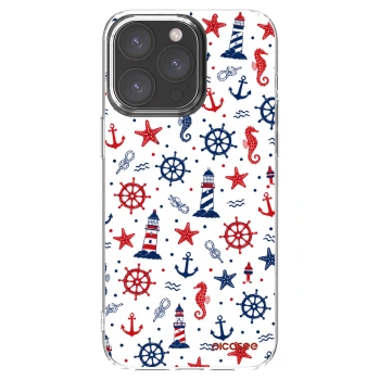 Picasee silikonska prozirna maskica za Apple iPhone 15 Pro Max - Sailor Vibes