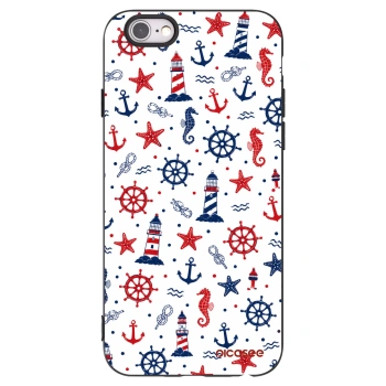 Picasee crna silikonska maskica za Apple iPhone 6/6S - Sailor Vibes