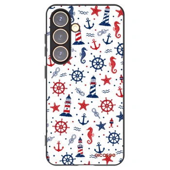 Picasee crna silikonska maskica za Samsung Galaxy S24 S921B 5G - Sailor Vibes