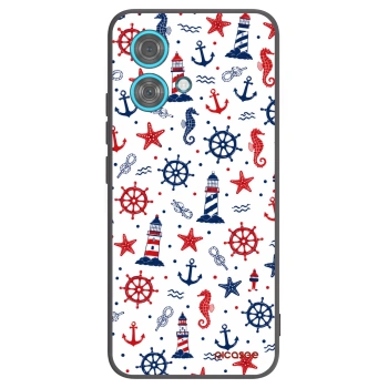 Picasee crna silikonska maskica za Motorola Edge 40 Neo - Sailor Vibes