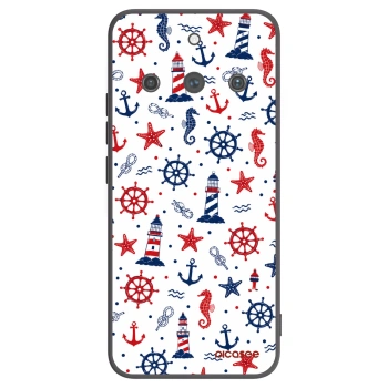 Picasee crna silikonska maskica za Realme 11 Pro+ - Sailor Vibes