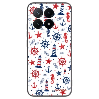 Picasee crna silikonska maskica za Xiaomi Poco X6 Pro - Sailor Vibes