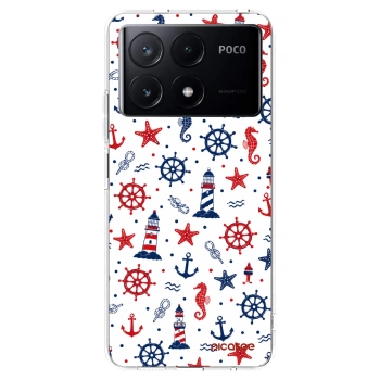 Picasee silikonska prozirna maskica za Xiaomi Poco X6 Pro - Sailor Vibes