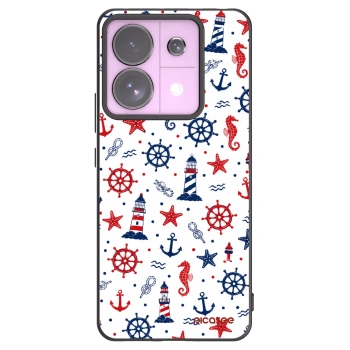 Picasee crna silikonska maskica za Xiaomi Redmi Note 13 Pro 5G - Sailor Vibes