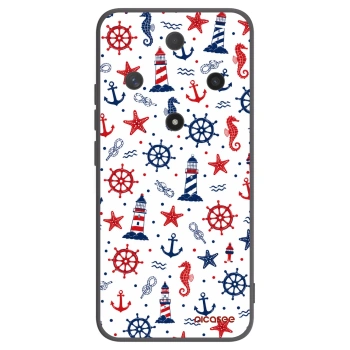 Picasee crna silikonska maskica za Honor Magic6 Lite 5G - Sailor Vibes