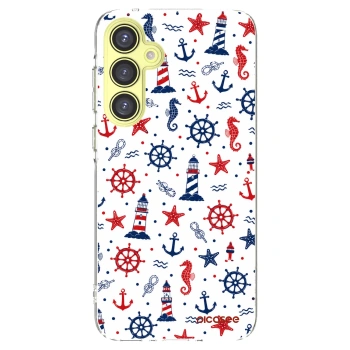 Picasee silikonska prozirna maskica za Samsung Galaxy A35 5G A356B - Sailor Vibes