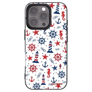 Picasee crna silikonska maskica za Apple iPhone 16 Pro - Sailor Vibes