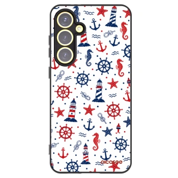 Picasee crna silikonska maskica za Samsung Galaxy S24 FE S721B - Sailor Vibes