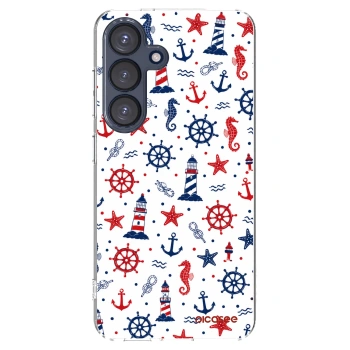Picasee silikonska prozirna maskica za Samsung Galaxy S25 5G - Sailor Vibes