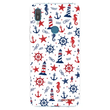 Picasee silikonska prozirna maskica za Huawei Y7 2019 - Sailor Vibes