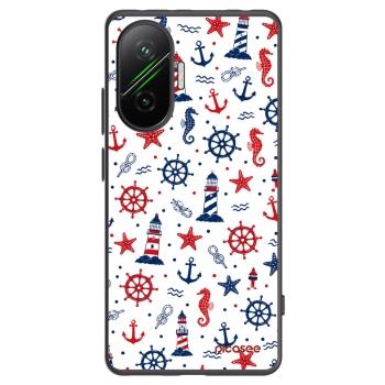 Picasee crna silikonska maskica za Xiaomi Poco F7 5G - Sailor Vibes