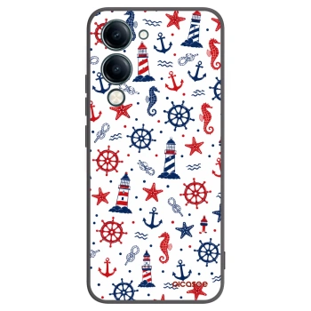 Picasee crna silikonska maskica za Vivo Y29s 5G - Sailor Vibes