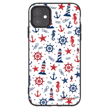 Picasee crna silikonska maskica za Apple iPhone 11 - Sailor Vibes