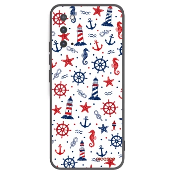 Picasee crna silikonska maskica za Samsung Galaxy S20 G980F - Sailor Vibes