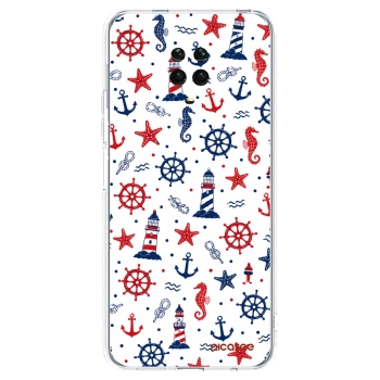 Picasee silikonska prozirna maskica za Xiaomi Redmi Note 9 Pro - Sailor Vibes
